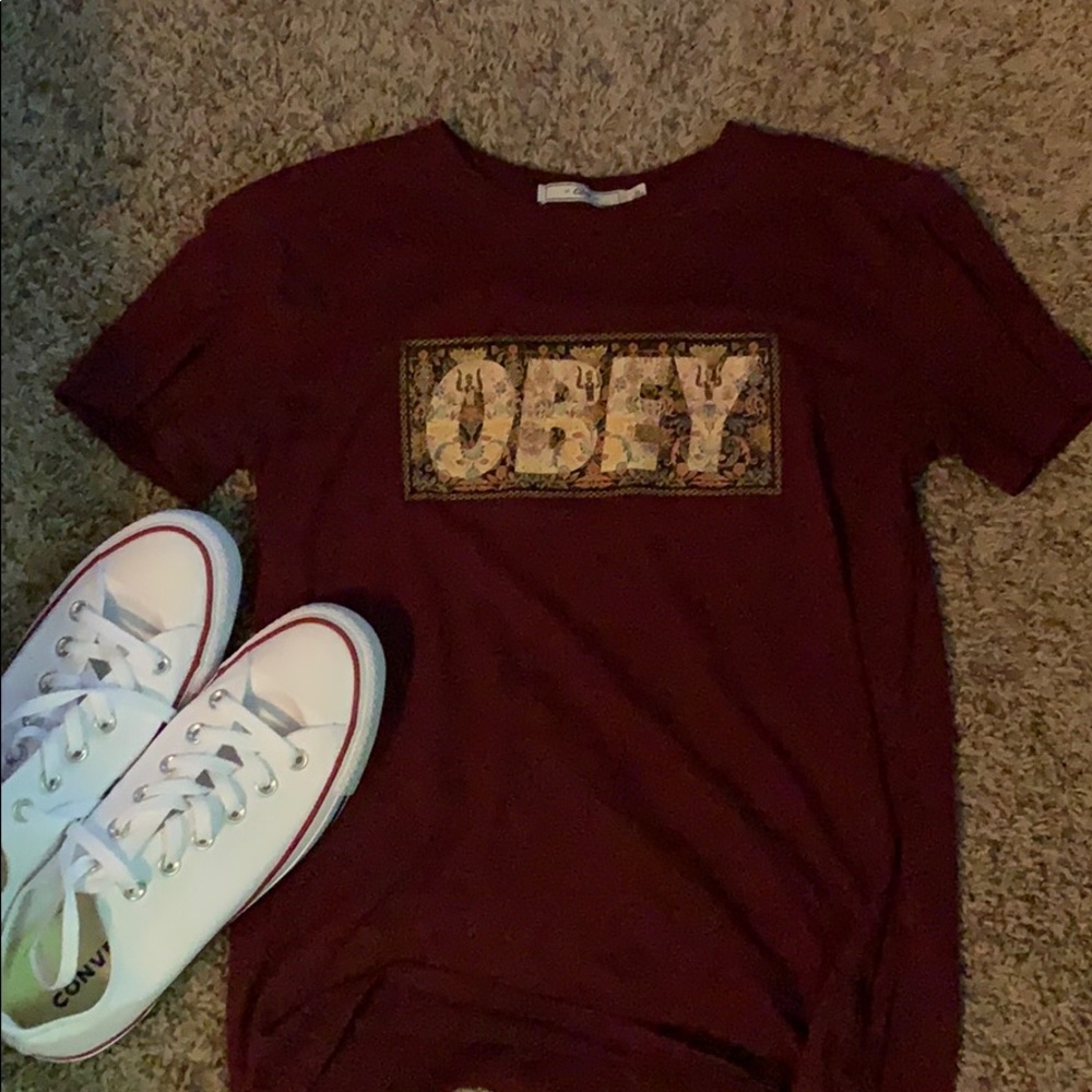 obey tee shirt